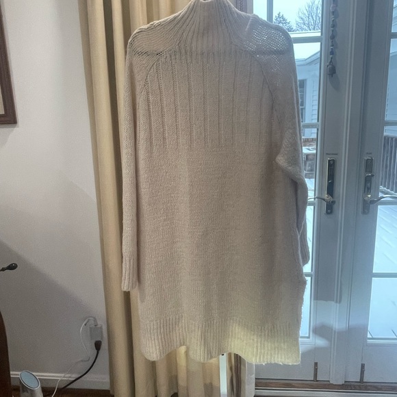 Free people turtleneck, long tunic, or dress and cream - Picture 2 of 11